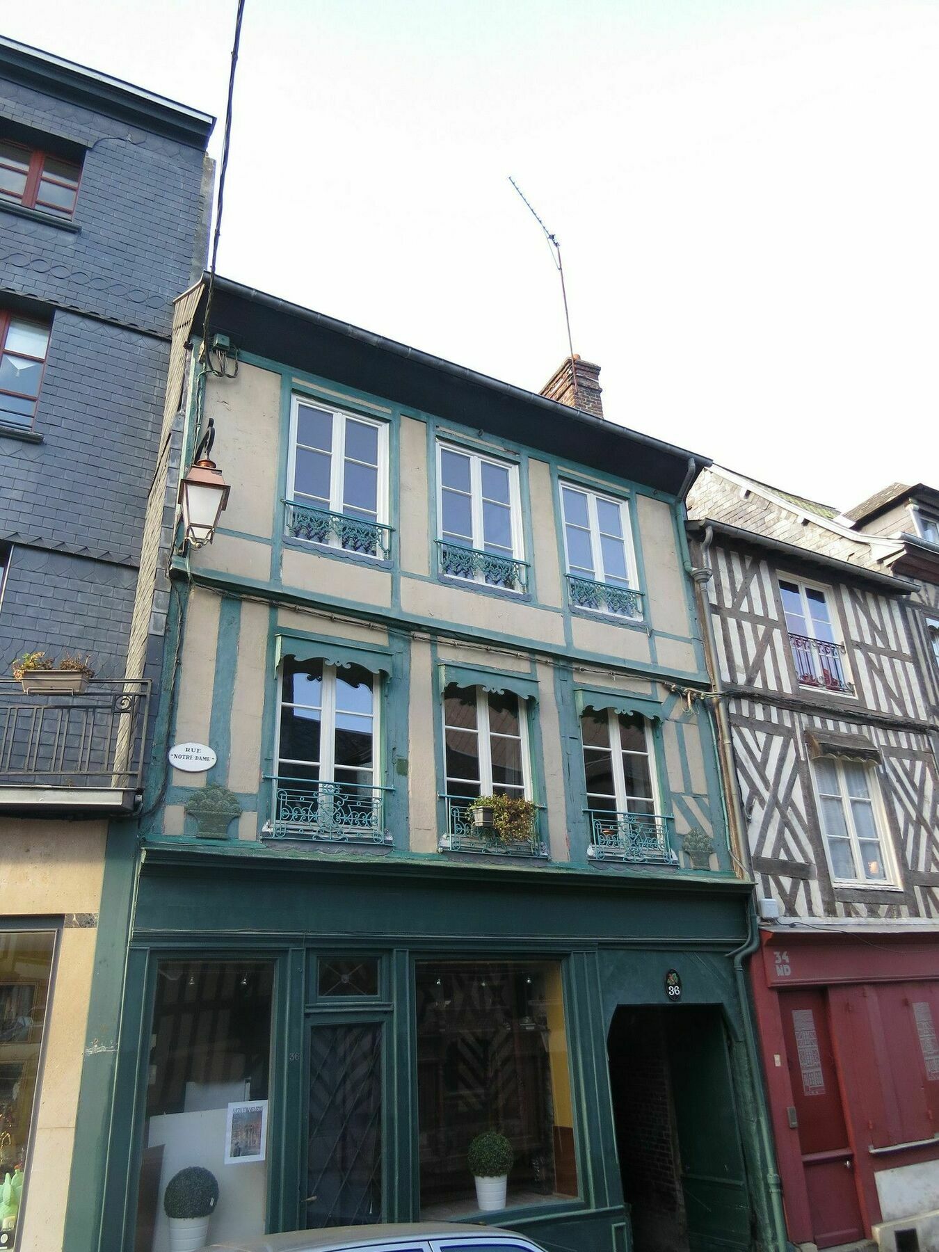 Appartement Le Notre Dame Honfleur Exterior foto